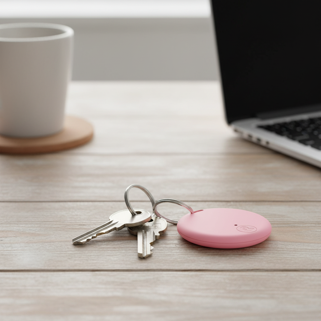 SoundSafe Rosa - Rastreamento de Chaves